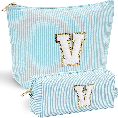 Miniatura 164 de YOOLIFE Regalos del Día de la Madre para Mujeres Bolsa de Maquillaje Inicial 2 Bolsa de Cosméticos Bolsa de Maquillaje de Viaje Regalos