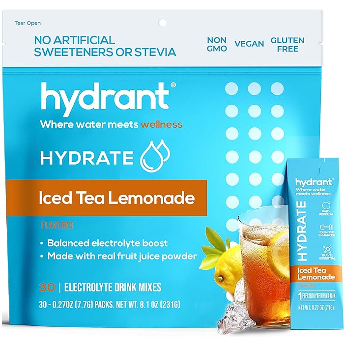 Buy Hydrant Summer Hydrate Iced Tea Lemonade (30 Stick Packs