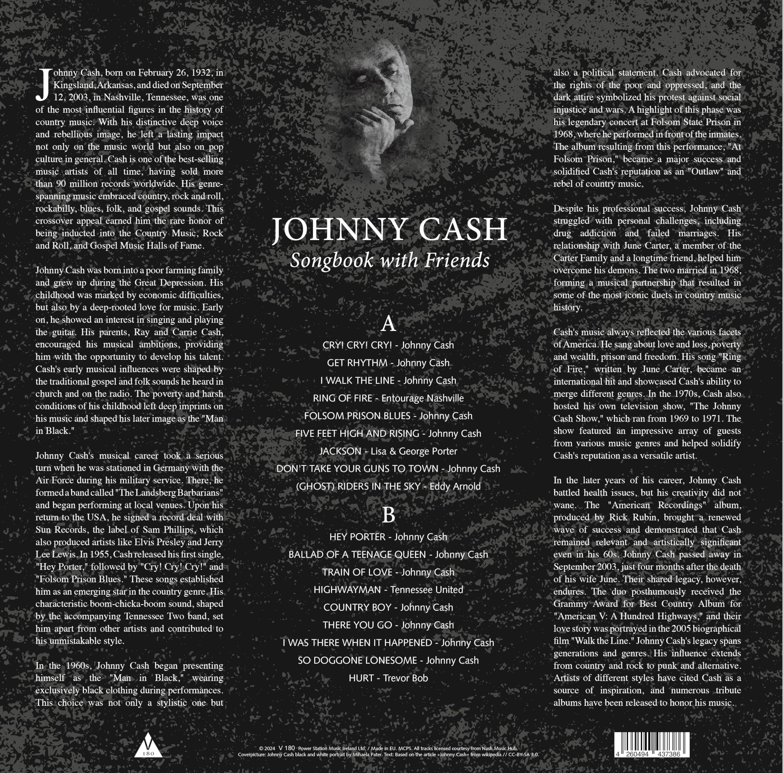 Johnny Cash - Songbook with Friends - 180gr. marbled