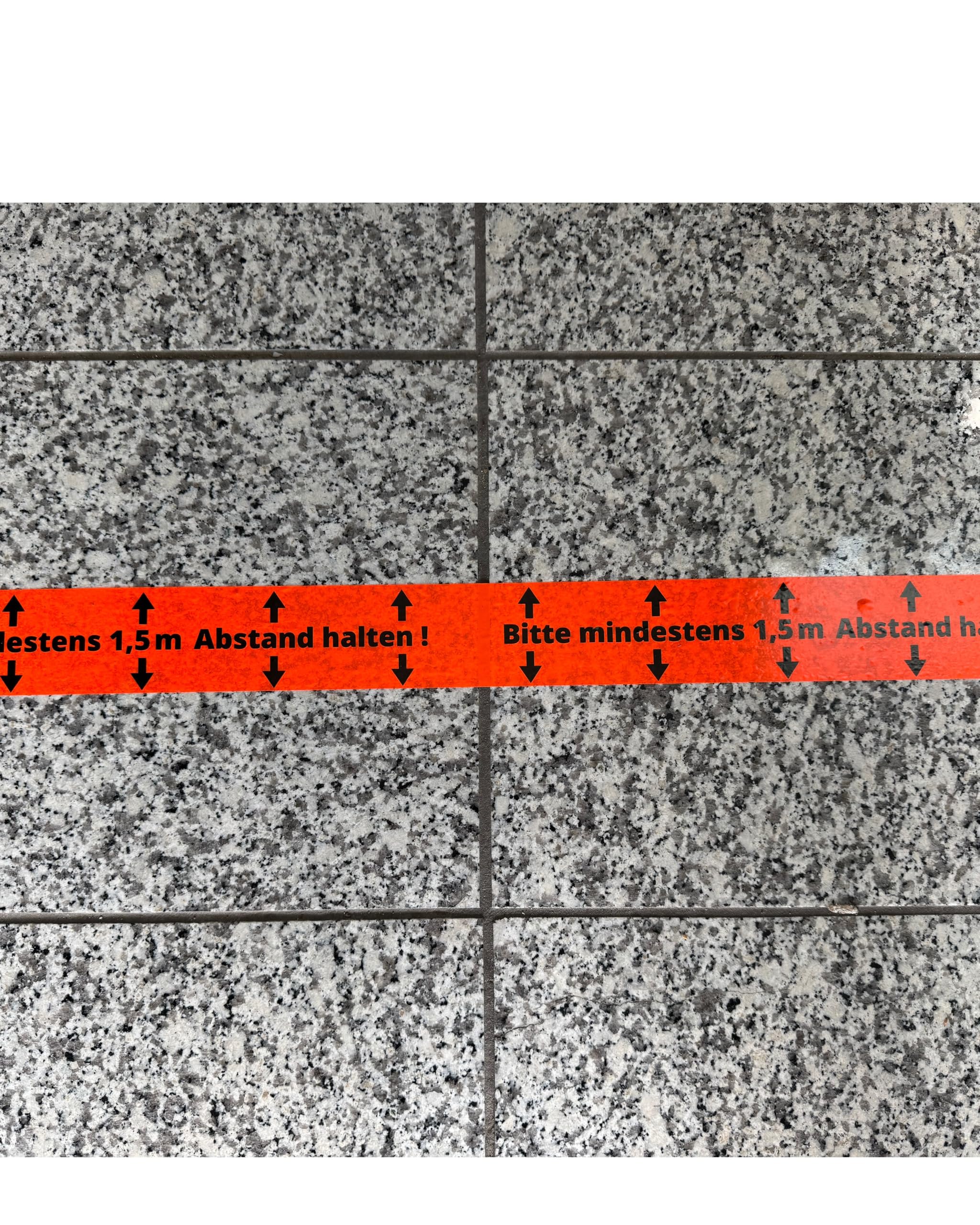 gws Lot de 6 rouleaux de ruban adhésif de signalisation de 1,5 m - En PVC orange - Qualité professionnelle - 60 mm x 66 m
