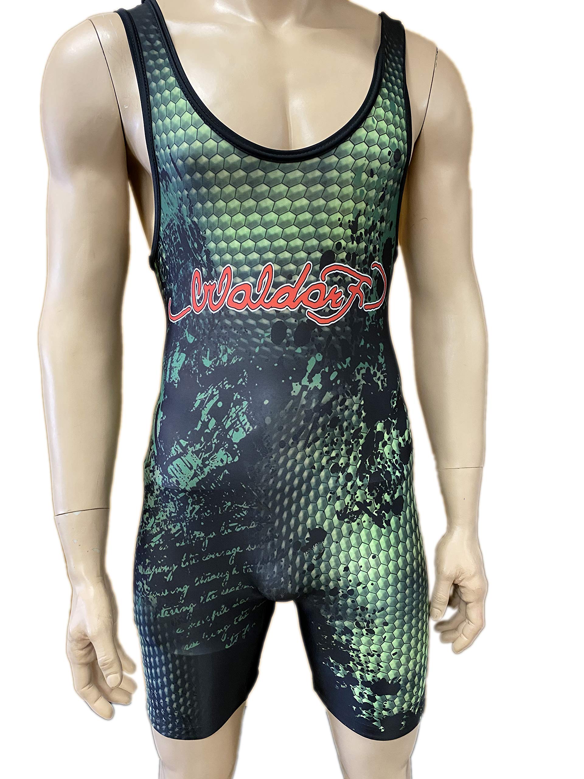 Woldorf USA Wrestling Singlet | Sparring Grappling Kickboxing Fighting Muay Thai Singlets for Wrestling (XS)