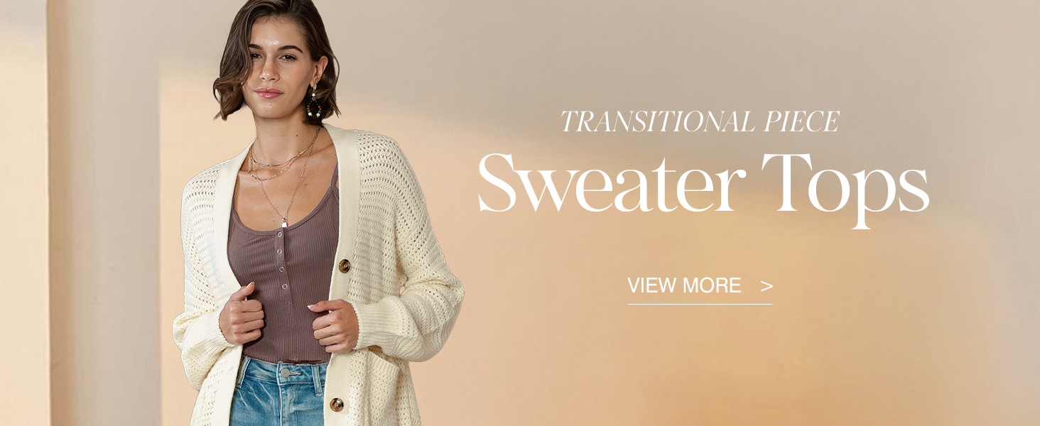 Dokotoo Beige Cardigan Sweaters for Women 2026 Fashion Lightweight
