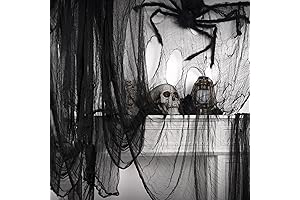 ZYP 410 x 80 Large Halloween Black Creepy Cloth Decorations