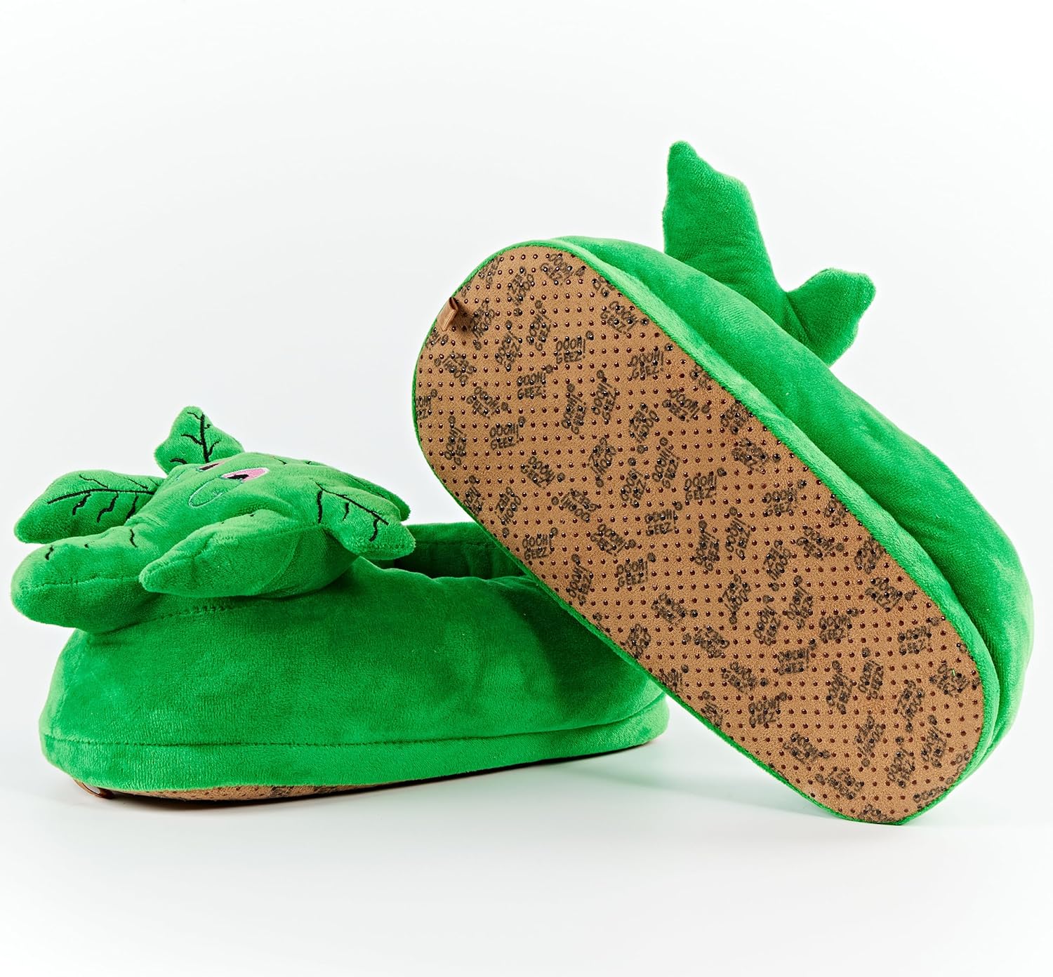 ooohyeah Unisex’s Non Slip Fuzzy Novelty Slippers, Indoor Funny Cozy House Shoes for Women & Mens