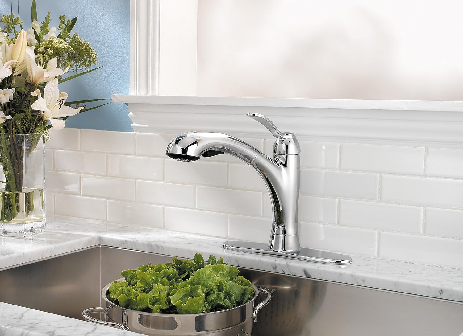 Best Deal Cheap 🛒 Pfister LF-534-7CMC Clairmont 1-Handle Pull-Out Kitchen Faucet in Polished Chrome, 1.8gpm One-Day Sale: Up to 80% Off Pfister LF-534-7CMC Clairmont 1-Handle Pull-Out Kitchen Faucet in Polished Chrome, 1.8gpm
