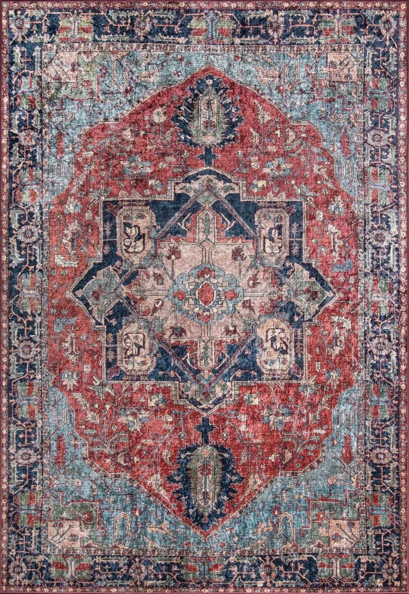 Momeni Karachi Area Rug, 5' X 8', Multi