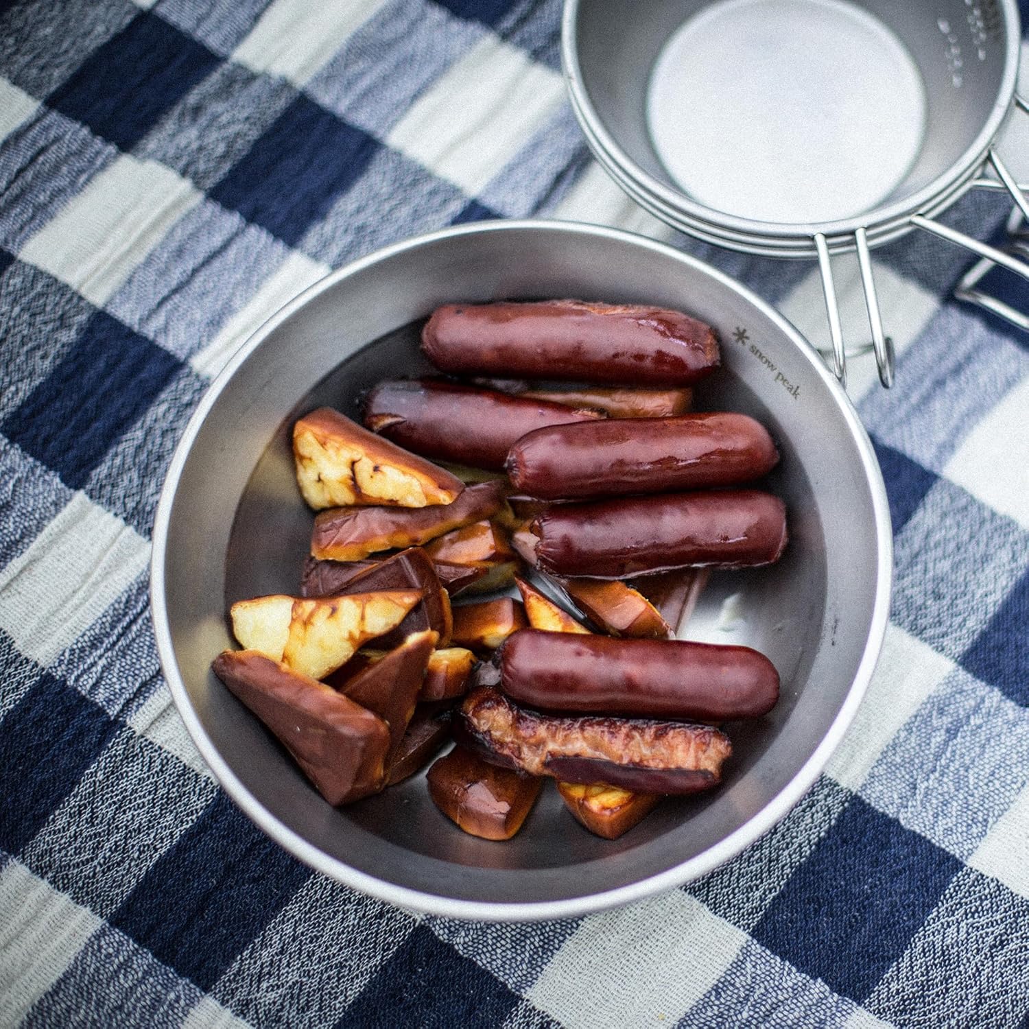 Snow Peak Tableware Set, Tableware Set (Plate, Dish, 2 Bowls, Carry Bag)