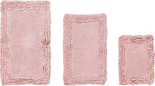 Miniatura 20 de Better Trends Alfombras en forma de corazón de 30 pulgadas, 100% algodón, suave, antideslizante, lavables, absorbentes de agua, para la entrada