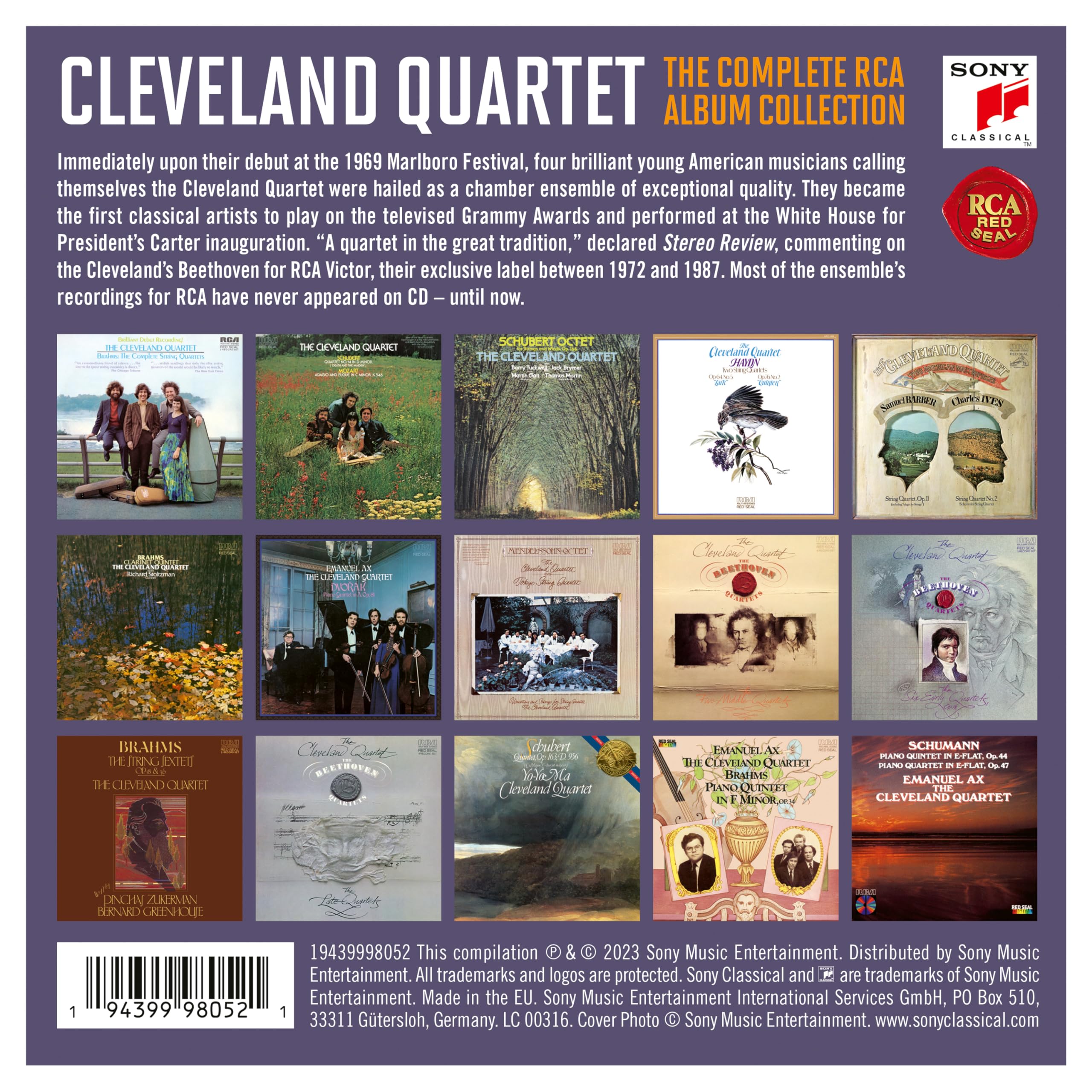 Cleveland Quartet - The Complete RCA Album Collection