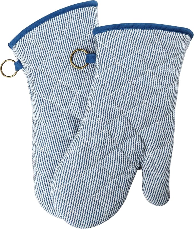 Oven Mitts, blue2