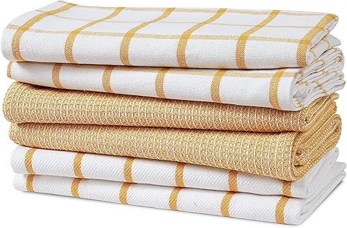 Miniatura 51 de LANE LINEN Juego de toallas de cocina y paños de cocina de 12 piezas - 100% algodón, toallas de cocina y de té de secado rápido de 18" x 28