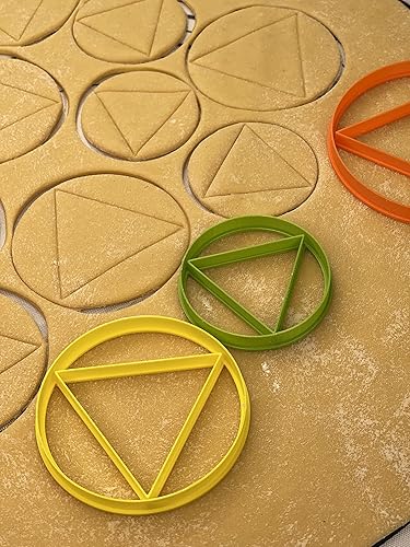 Miniatura 6 de Juego de 3 moldes para cortar galletas Purim Hamentashen Humentashen Oznei Haman de alta calidad producido por 3D Kitchen Art