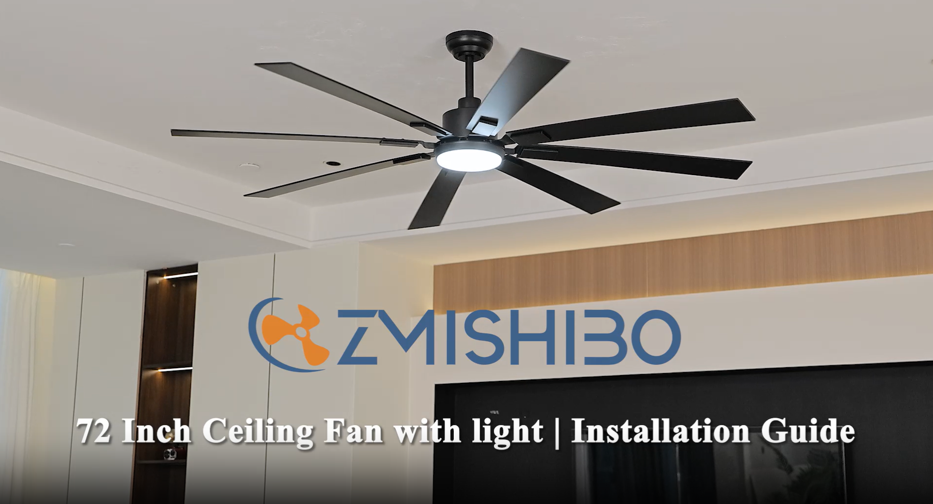 mi❤︎︎ Amazon.com: ZMISHIBO 72 inch White Ceiling Fans with Lights and