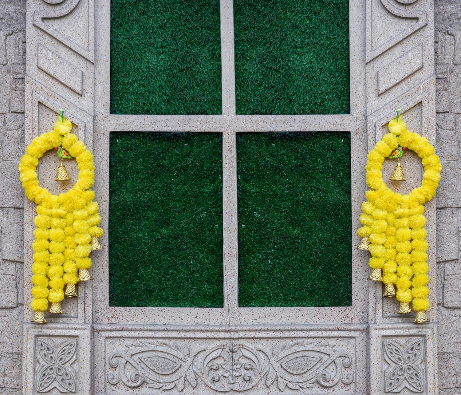 Home Decor Artificial Garlands for Shivratri | Navratri | Floral Wall Hanging for Temple Decor | Indian Decoration | Lohri