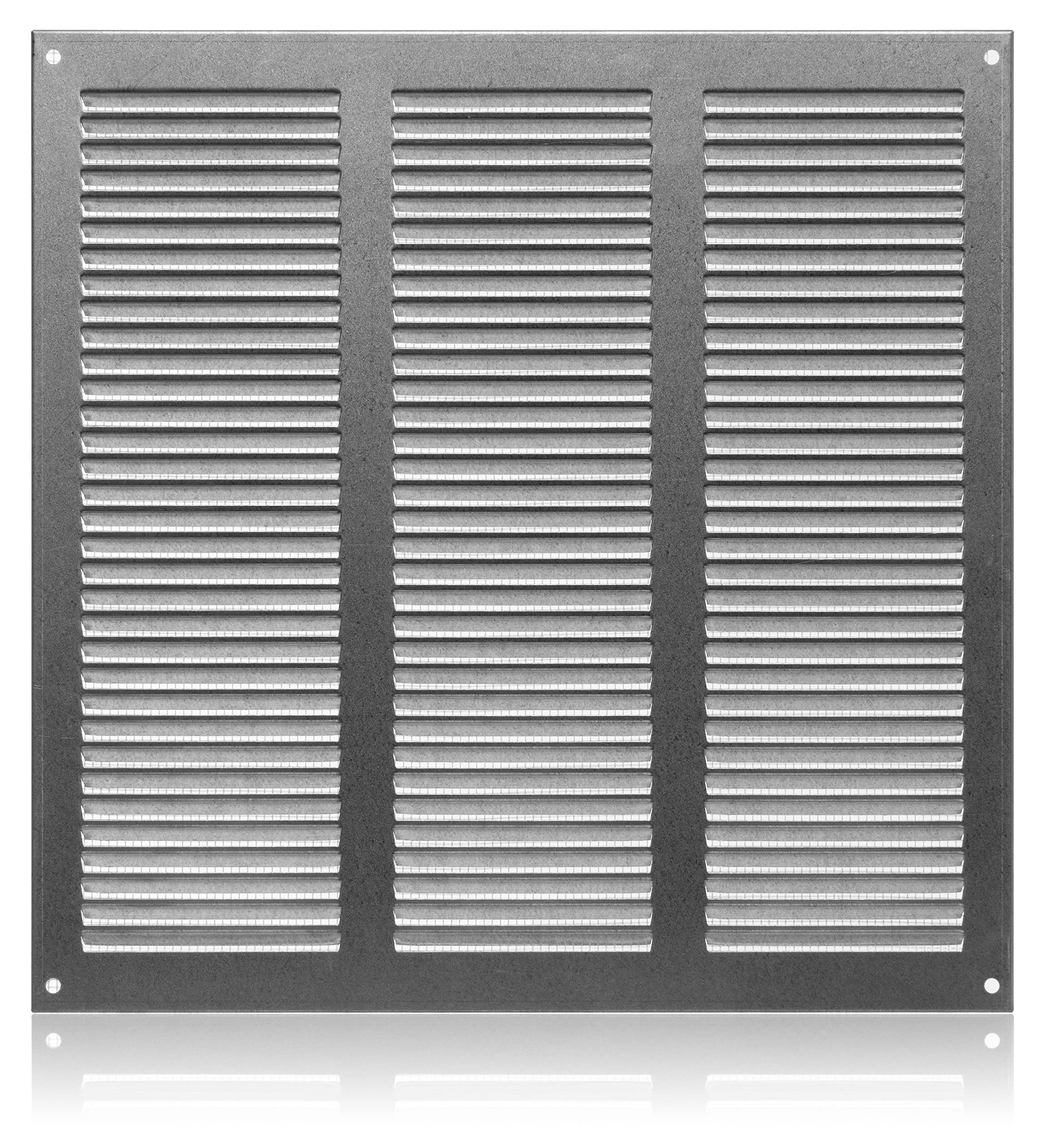 300x300mm / 12x12 inch Galvanised Steel Ventilation Grille with Flyscreen - Air Vent Cover