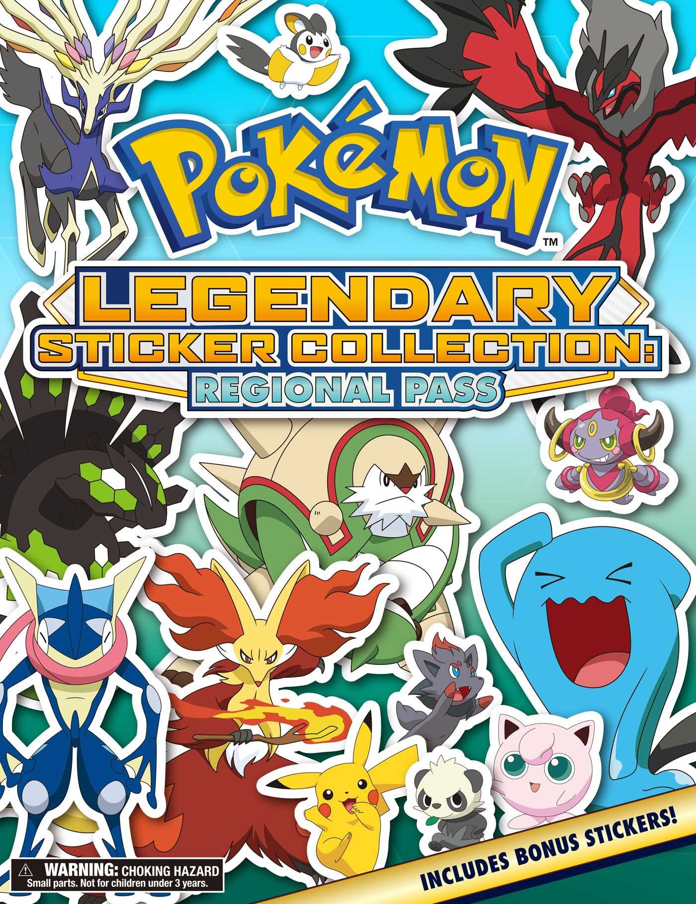 Pokémon Legendary Sticker Collection: Regional Pass Paperback – October 4, 2016