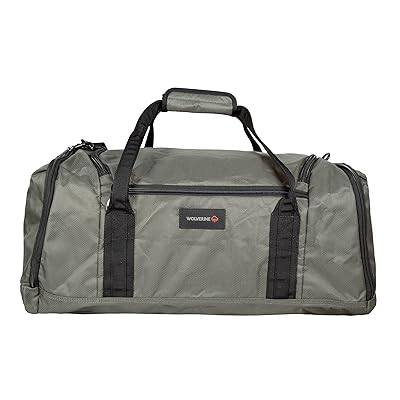 Wolverine 26 Duffel with boot compartment Duffel Bags Gunmetal, Nylon