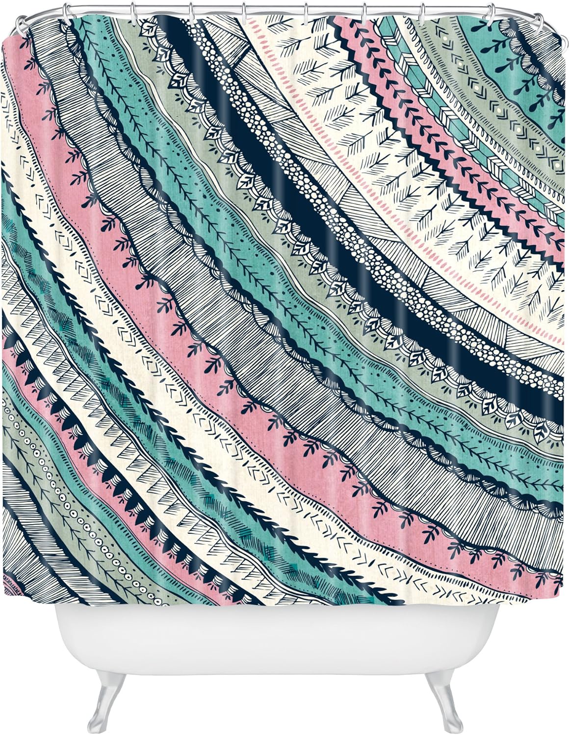 Deny Designs Rosebudstudio Lovely Soul Shower Curtain, 69" x 72"