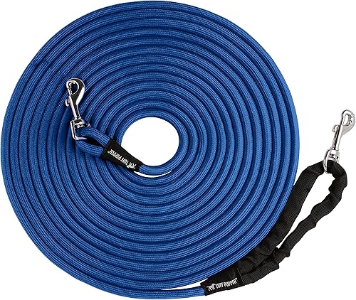 Tuff Pupper Correa de cuerda de 30 pies de largo resistente para perros  Correa de entrenamiento de retirada de perros  Correa de cuerda de escalada