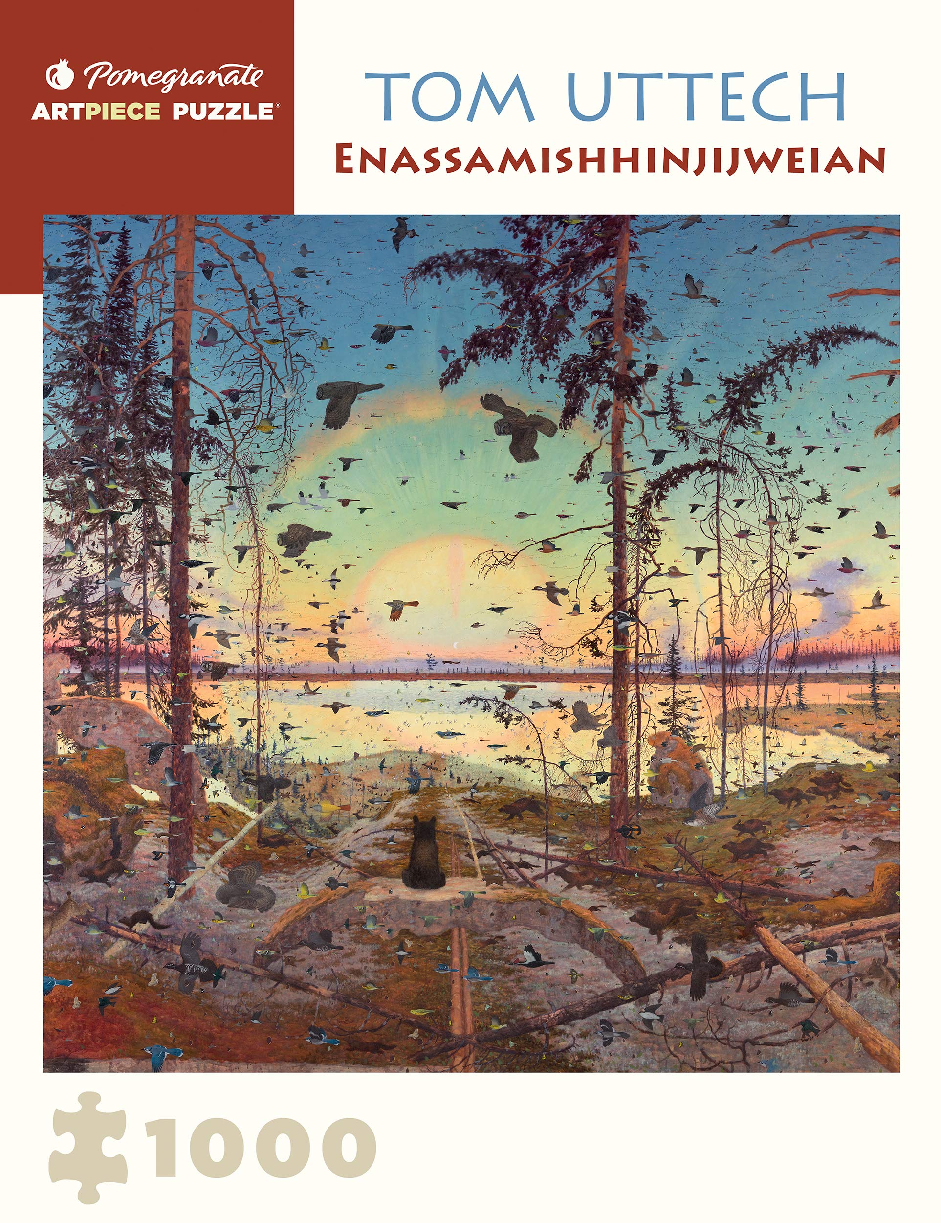 Tom Uttech Enassamishhinjijweian 1000-Piece Jigsaw Puzzle - 9780764973956