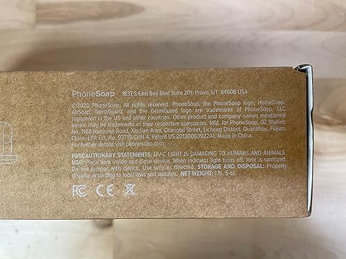 Miniatura 28 de PhoneSoap 3.0 - Sanitizador de rayos UV y cargador universal para teléfono Blanco,Negro -,Oro,Orquídea,bígaro,Plateado,Aqua 3.0,negro