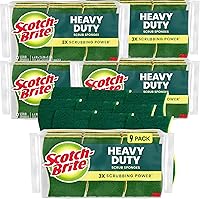 Vista 13 de Scotch-Brite - Esponjas resistentes para restregar, 24 esponjas, hace frente a la mugre pegada