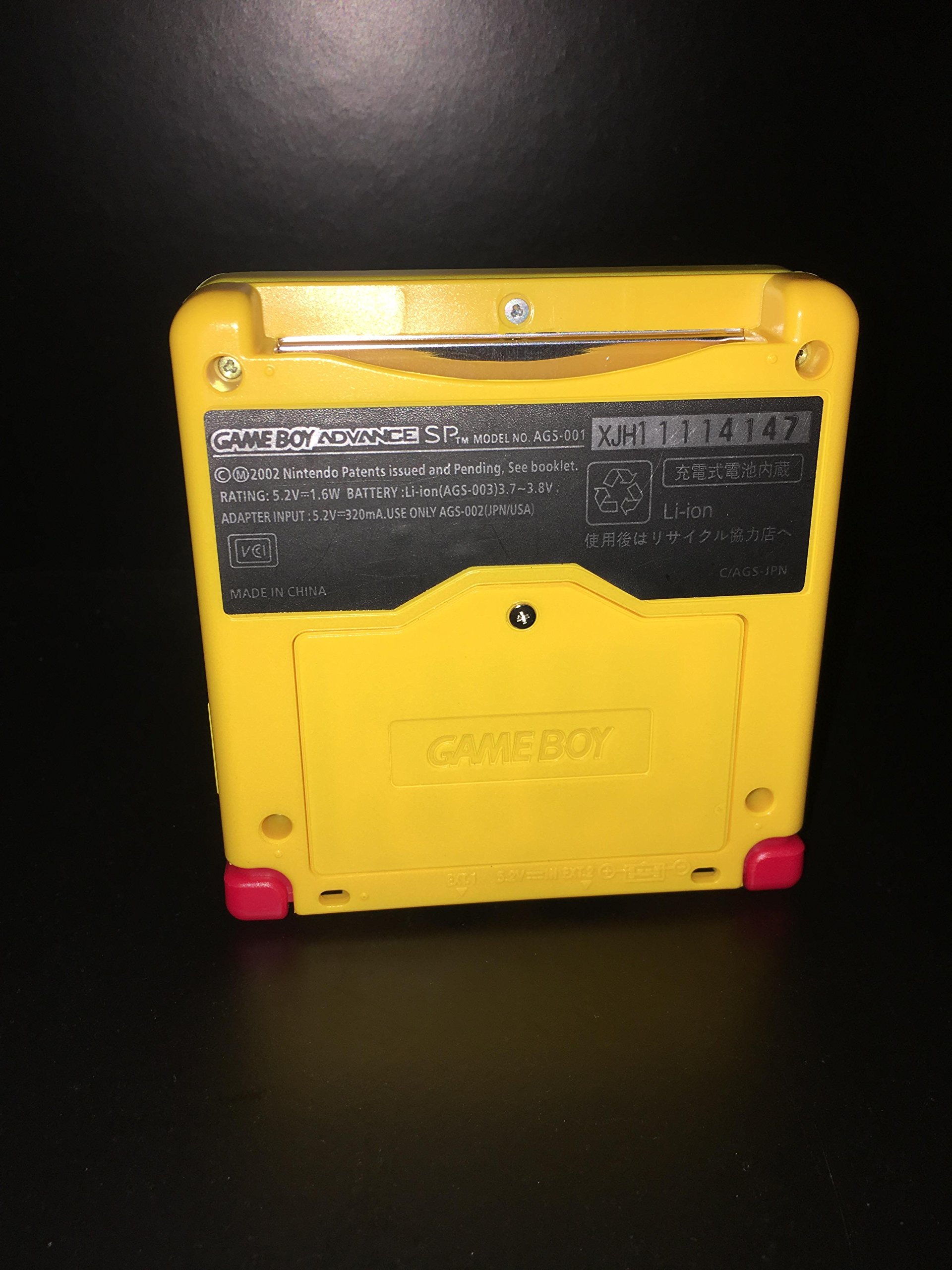 Amazon.com: Nintendo Gameboy Advance SP: Limited Edition Pikachu 
