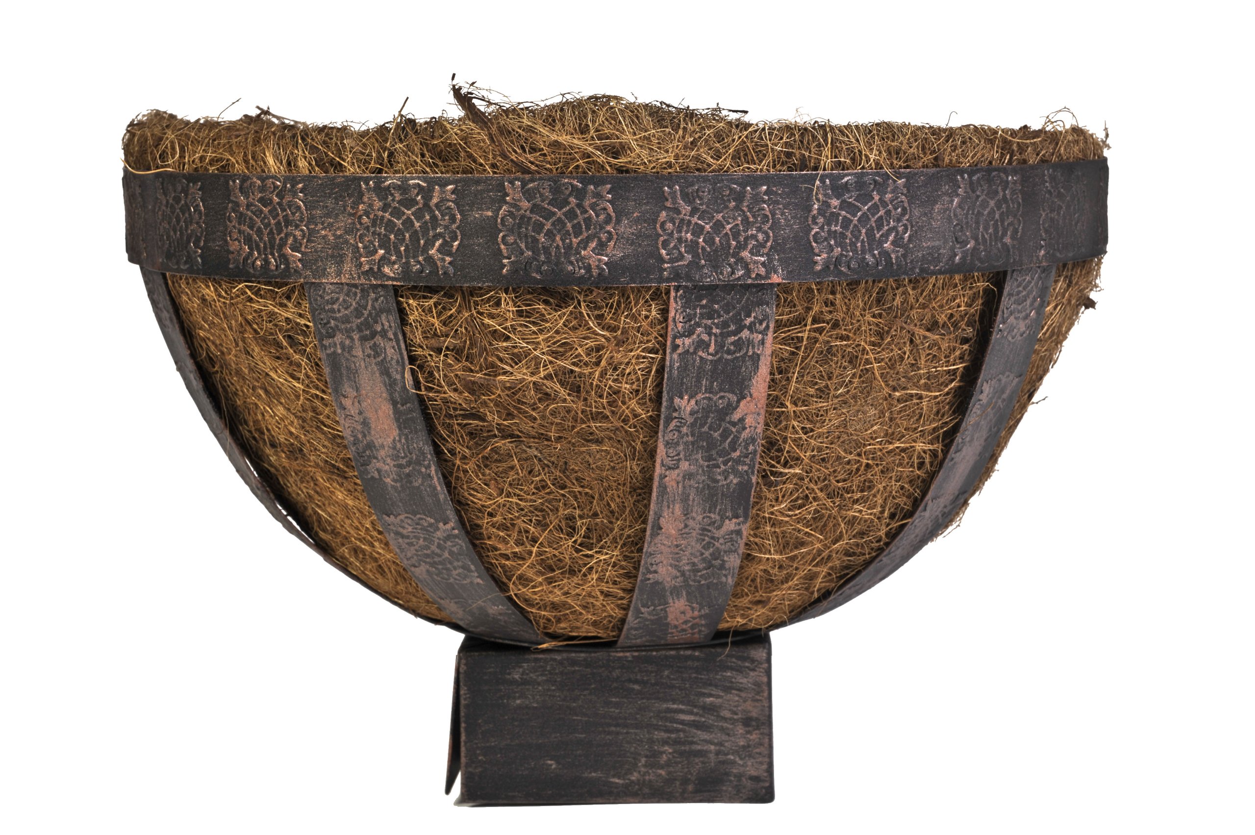 UNEM12-BZ Embossed 12-Inch Bronze Multi-Purpose Planter