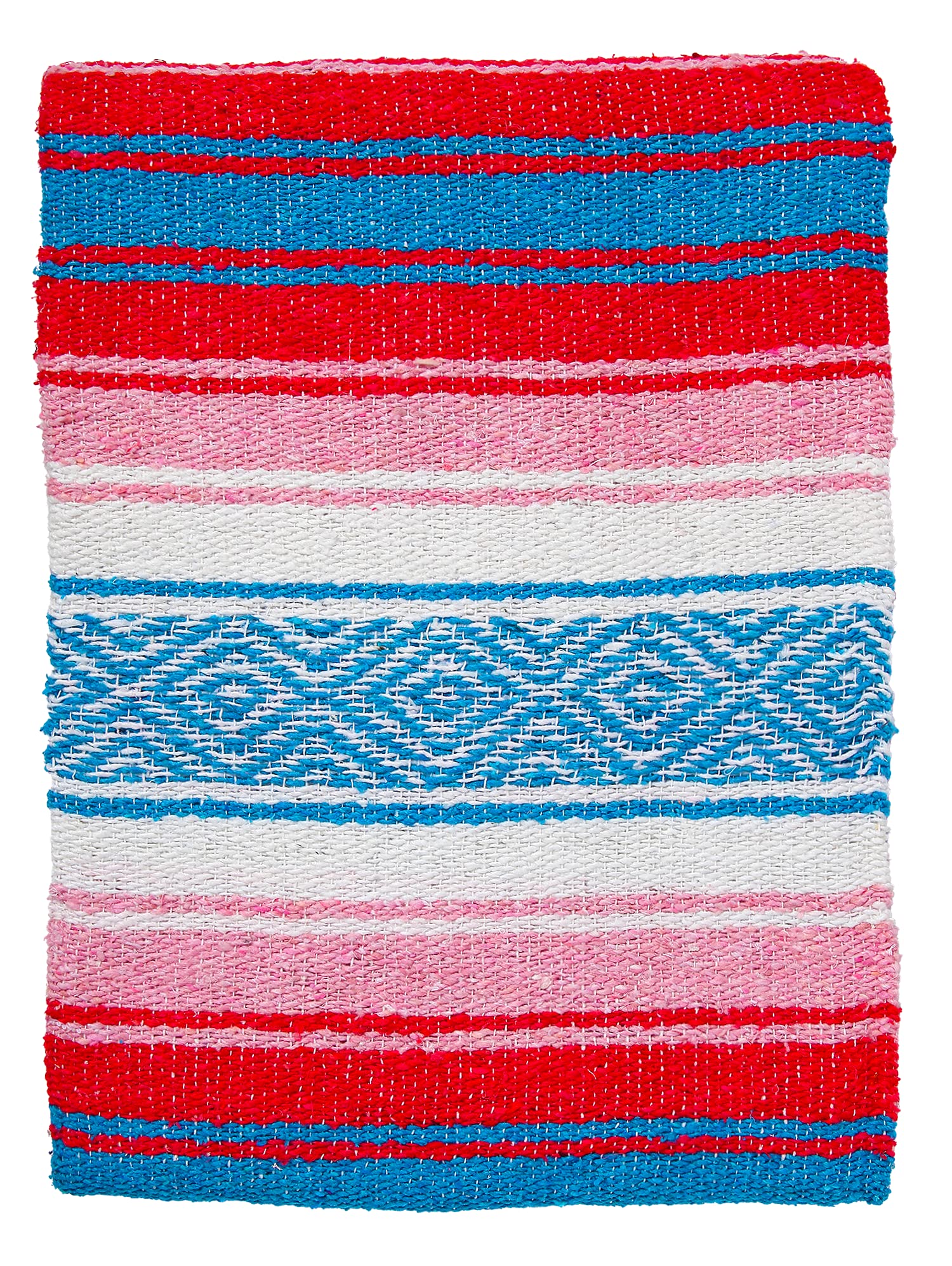 El Paso Designs Mexican Yoga Blanket Colorful Falsa Serape Park - Main Image
