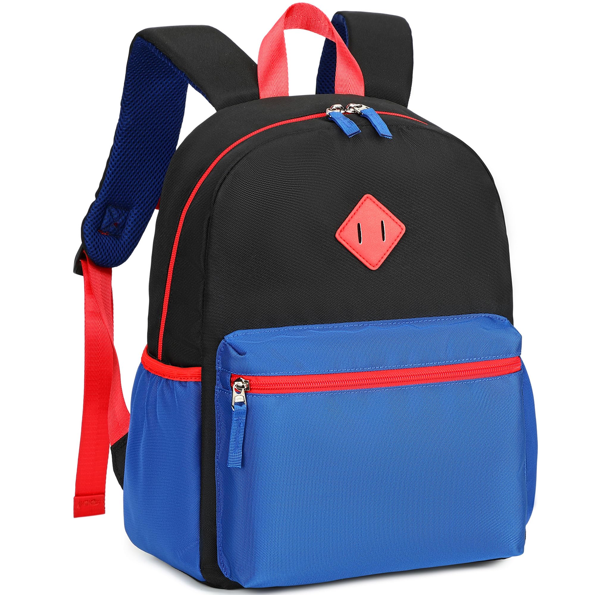 abshoo Kindergarten Backpack for Boys Preschool Backpacks School Bookbag for Kids 4-8(Black and Blue)