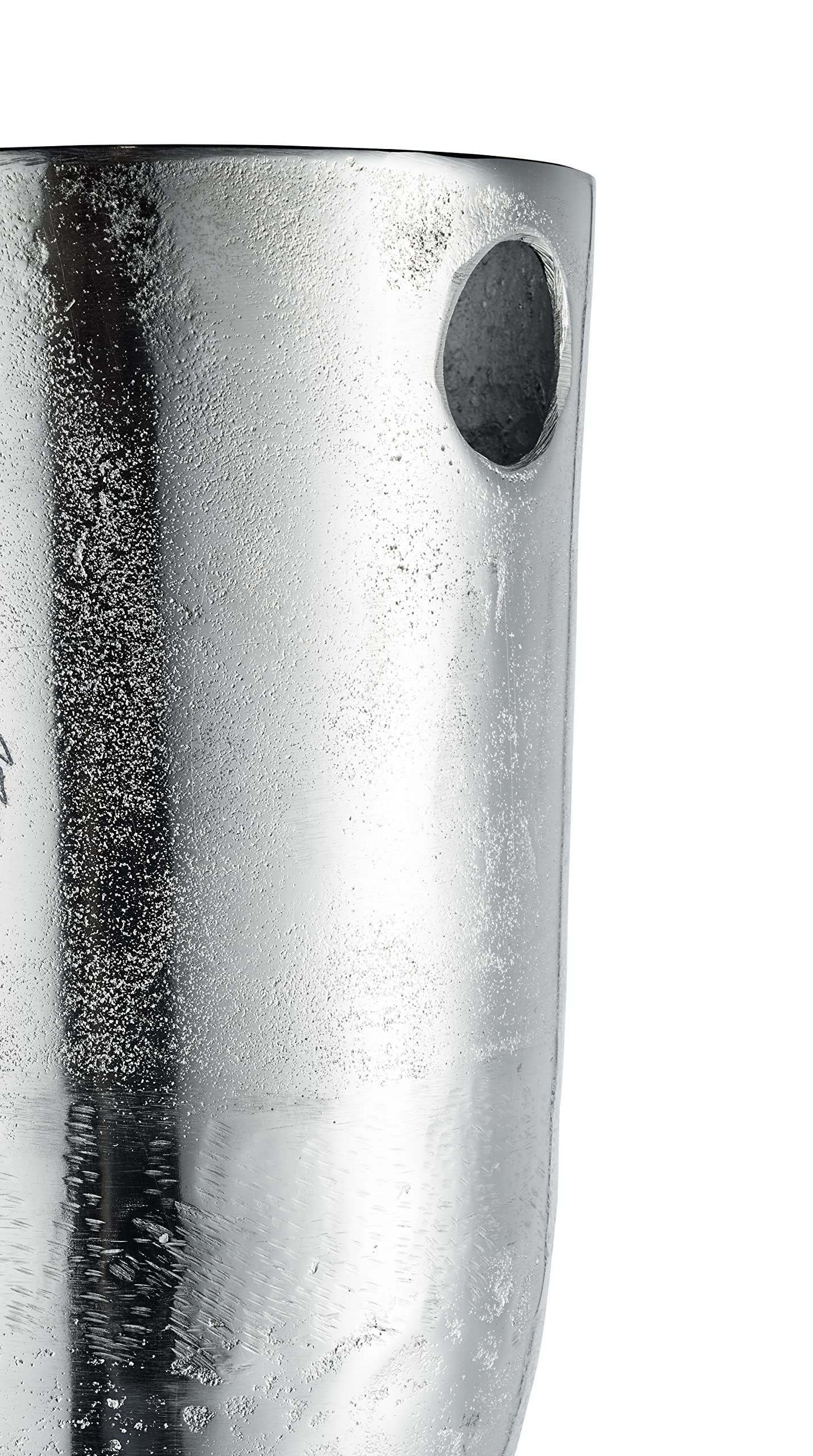 Champagnerkühler auf Standfuß, Weinkühler Sektkühler Flaschenkühler Getränkekühler, Aluminium Metall Silber Party - Kühler für Sekt, Wein und Champagner - XXL 90 cm