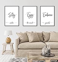 Vista 5 de ELSKER&HOME Marco de 20 x 28 pulgadas, Juego de 3 Marcos para Cuadros Negros, Marco para Póster 20x28 para Montaje Horizontal o Vertical