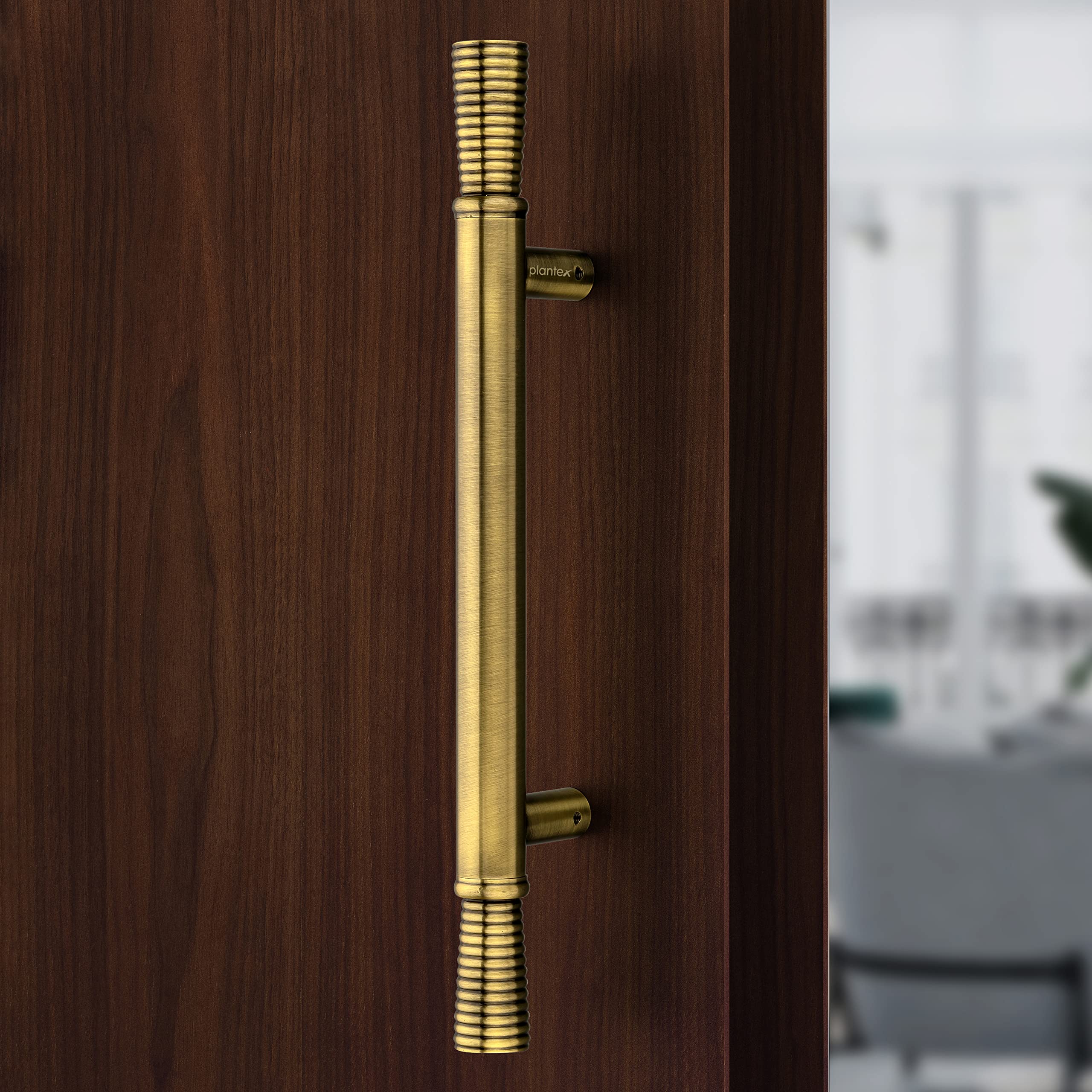 Plantex Heavy Duty Main Door Handle/14 Inch Door Handle for Main Door/Pull-Push Handle for Glass/Wooden Door- Pack of 1 (Brass Antique) - 3 Years Warranty — Amazon image 5