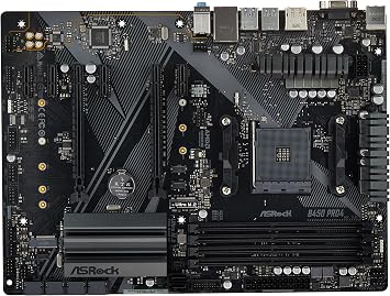 ASRock B450 Pro 4 R2.0, AMD B450-Mainboard - Sockel AM4, 90-MXBEE0-A0UAYZ