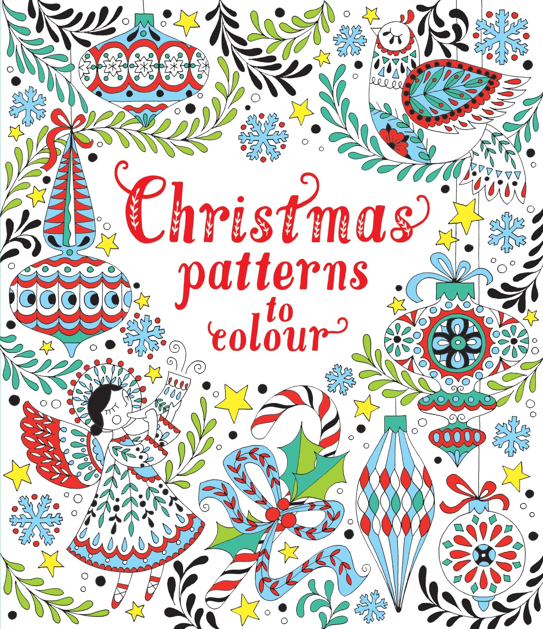 Christmas Patterns to Colour