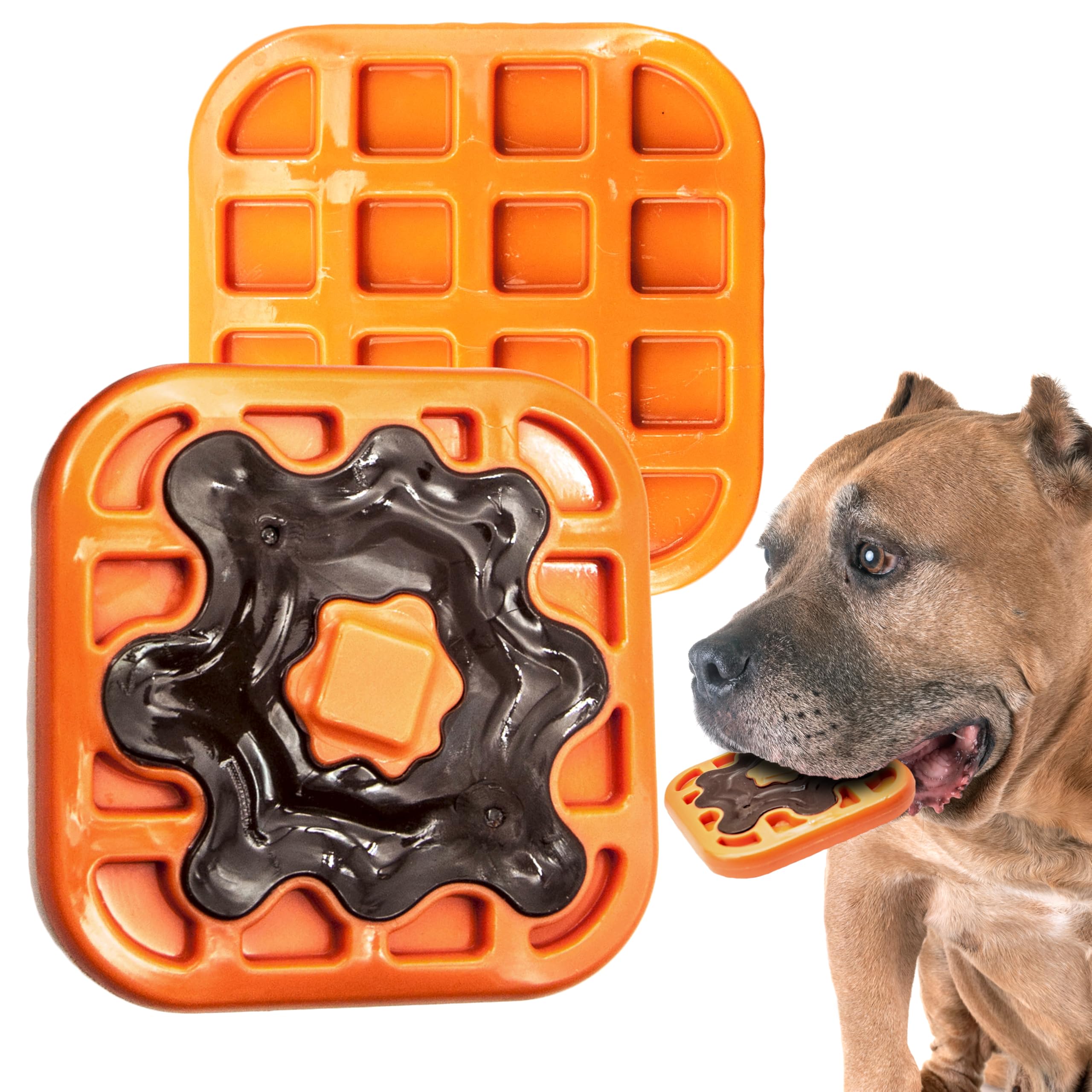 Petopedia Tough Dogs Toy, NYLON Chews, PIZZA, WAFFLE, DONUT Shape, Durable Dog Toys Indestructible, Boredom, Dental