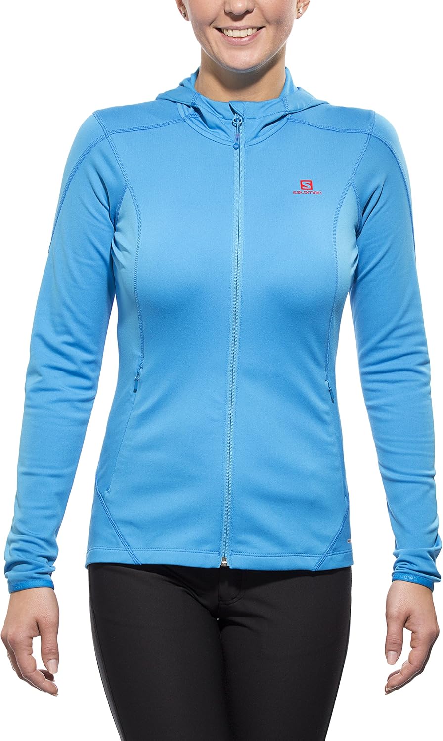 Salomon Women's Discovery Hooded Mid Layer Jacket