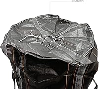 Vista 4 de Bolsa de envase intermedia a granel flexible de polipropileno pesado de 43 "para 1,3 yardas cúbicas de embalaje de plástico a granel bolsa 2600LBS