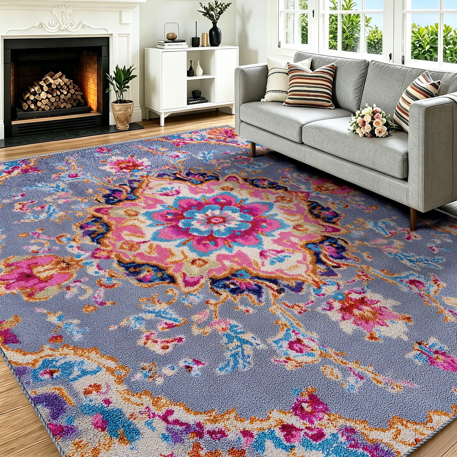 Tapis lavable antidérapant résout le problème des taches de salon 160x230