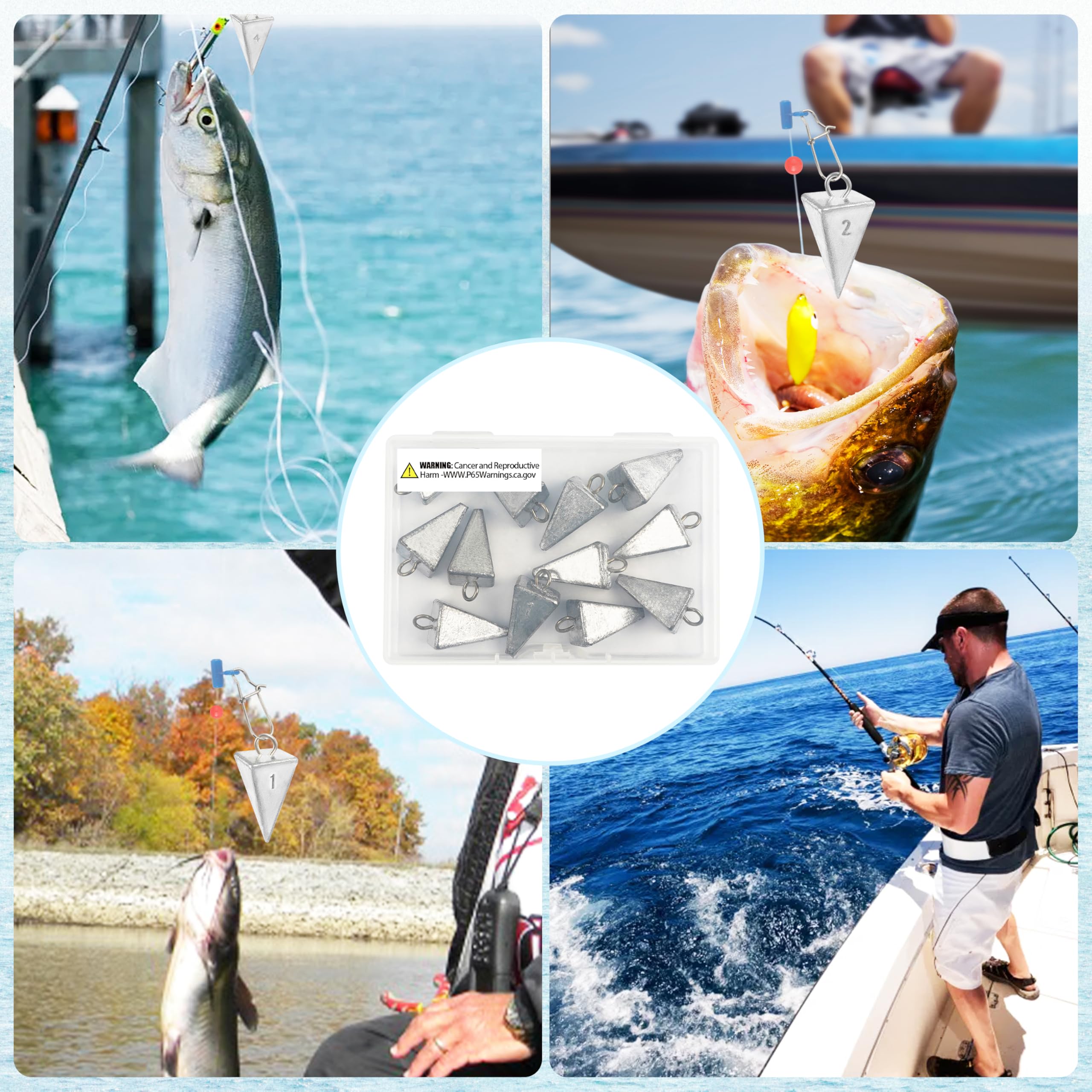Pesos de pesca, plomos piramidales, agua salada, surf, pesca, equipo de aparejos de pescar, 1 onza, 2 onzas, 3 onzas, 4 onzas, 5 onzas, 6 onzas, 8 onzas