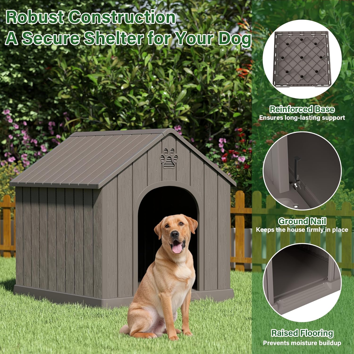 Bifanuo Large Dog House: The Ultimate Waterproof Shelter for Your Giant Pup