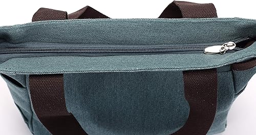 Miniatura 9 de KAUKKO Women Canvas Handbag Shoulder Bag Cat Big Tote Bag