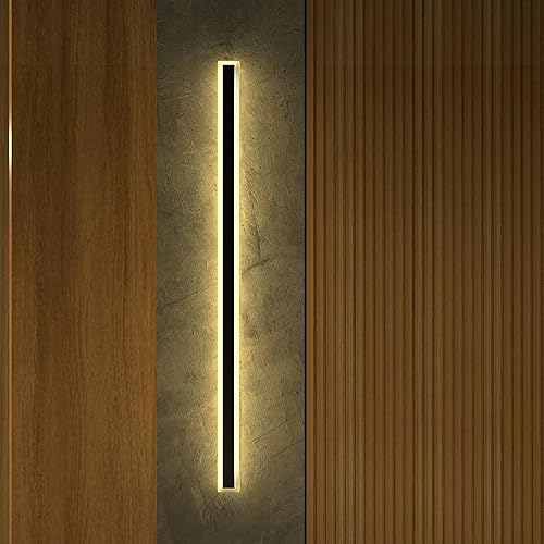 Miniatura 4 de Ozarke Inmensas luces de pared modernas para exteriores, lámpara LED lineal exterior para montaje en pared, luz de aplique con certificación UL para
