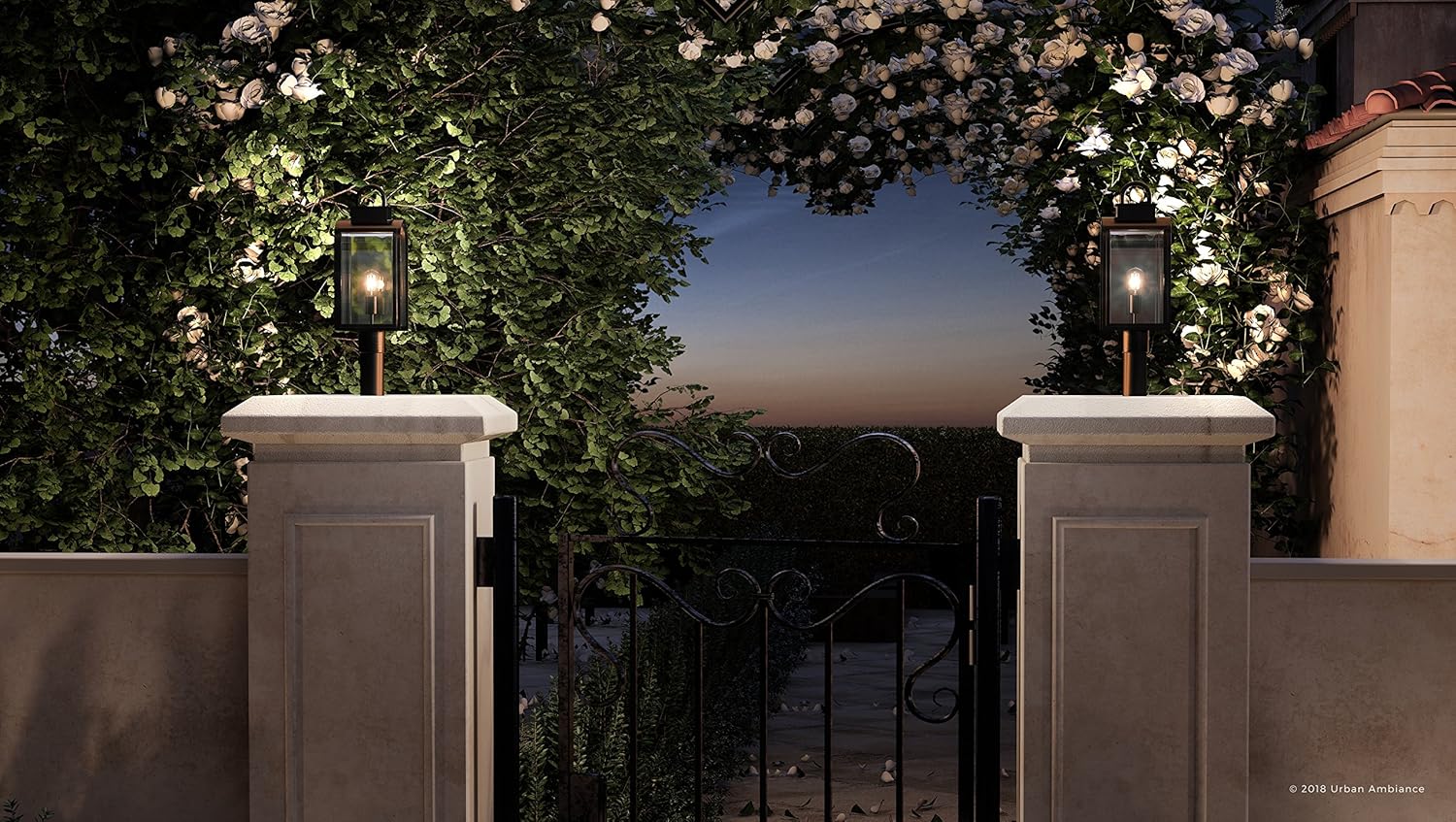 🔥 Hоt Dеаlѕ Luxury Art Deco Outdoor Post/Pier Light, Medium Size: 18.625H x 8W, with Farmhouse Style Elements, Oil Rubbed Bronze Finish, UHP1103 from The Chesterfield Collection by Urban Ambiance Tесh Dеаlѕ 🔥 Luxury Art Deco Outdoor Post/Pier Light, Medium Size: 18.625H x 8W, with Farmhouse Style Elements, Oil Rubbed Bronze Finish, UHP1103 from The Chesterfield Collection by Urban Ambiance