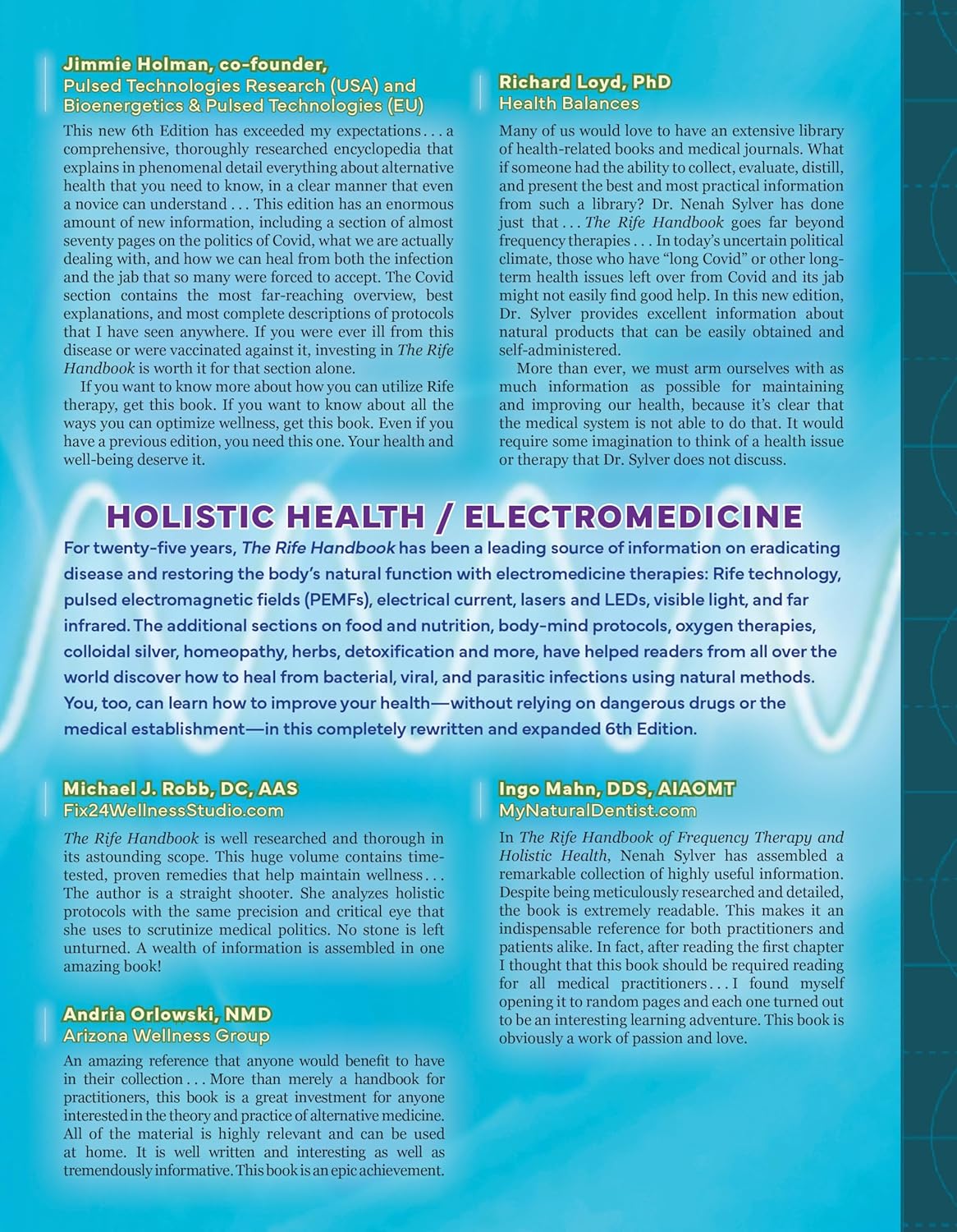 The Rife Handbook of Frequency Therapy and Holistic Health 6th Edition Hardcover      Hardcover – Big Book, April 30, 2025