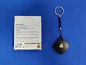 Air Tracker Tags 2 Pack - for iOS Only - Bluetooth Keys Finder Luggage Tracker Compatible with Apple Find My APP, Item Locator for Luggage, Backpack, Suitcases, Replaceable Battery (Black)