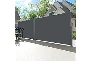 276"x71" Retractable Outdoor Privacy Patio Screen Divider: The Ultimate Solution for Outdoor Privacy and Protection