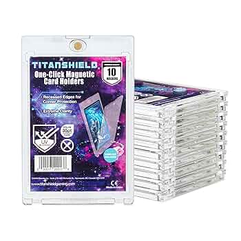 Amazon.com: TitanShield 35PT One Click Magnetic Trading Card