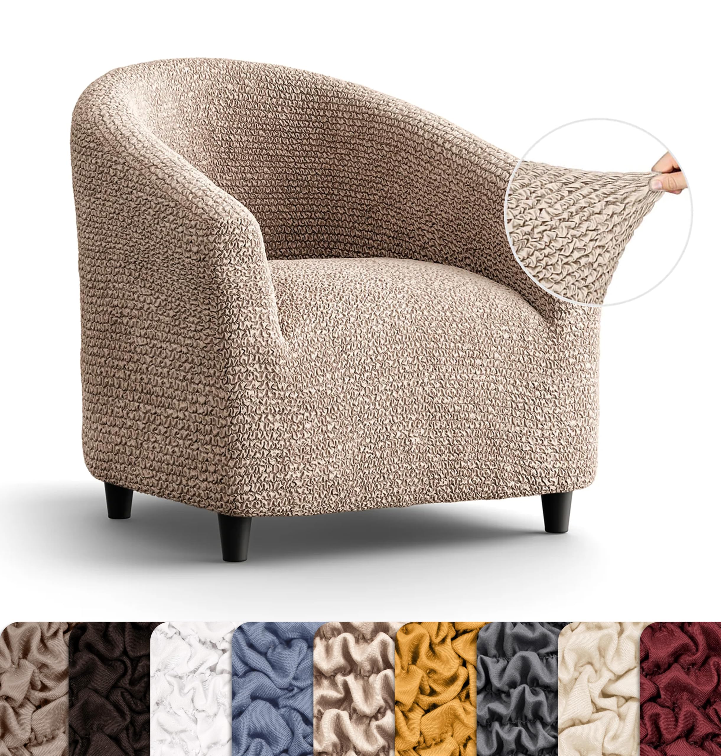 Barrel Chair Slip Coversnull
