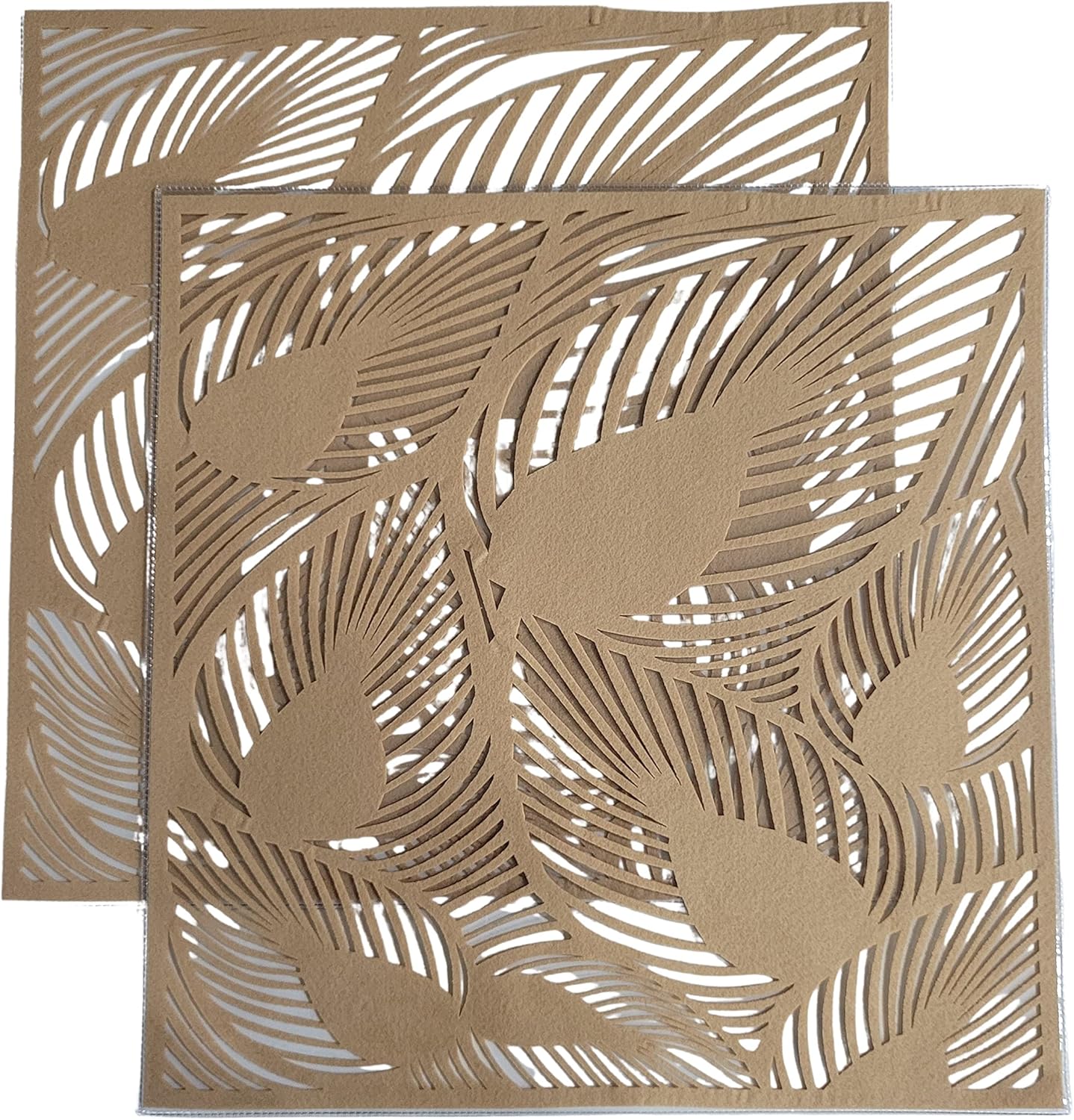 Amazon.com: HomeEssentialz Square Place Mats - Set of 2 - Ideal for ...